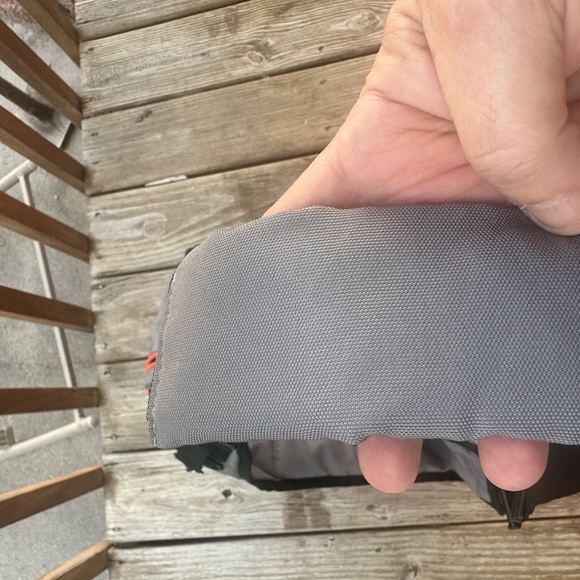 Diaper Dudes Gray and Orange Messenger Bag - Picture 6 of 10